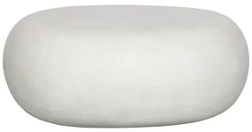 Măsuță de cafea albă 49x65 cm Pebble – vtwonen