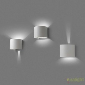 Aplica de perete LED exterior IP54 stil decorativ SUNSET alba 70686