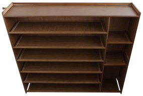 Pantofar din bambus, 10 rafturi, 130*119*28 cm, D184