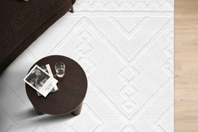 Covor, 58647A Silva, 80x150 cm, Alb