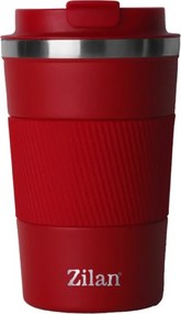 Cana de cafea Zilan ZLN9880 termos, capacitate 380ml, interior din inox, pereti dublii, rosu
