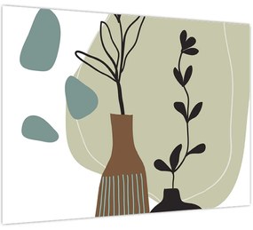 Tablou - Flori într-o vază N⁰2 (70x50 cm)