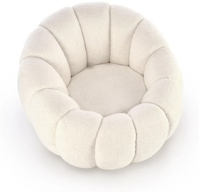 Fotoliu Gaspar crem H60 cm