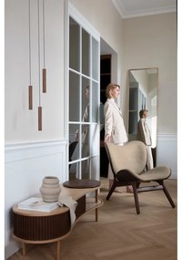 Masă TV maro/în culoare naturală cu aspect de lemn de stejar 140x40 cm Audacious – UMAGE