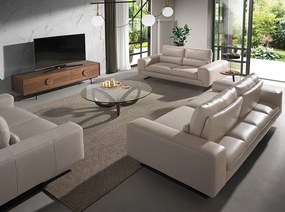 Masuta laterala moderna design LUX Wood and Black, 38cm