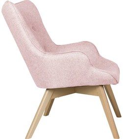 Fotoliu roz deschis Niko – Ropez