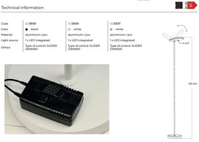 Lampadar LED reglabil stil minimalist CARPA GO