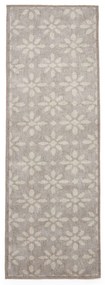 Covor tip traversă gri deschis lavabil 76x230 cm Coral Light Grey – Think Rugs