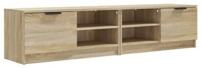 811473 vidaXL Comodă TV, 2 buc., stejar sonoma, 80x35x36,5 cm, lemn prelucrat