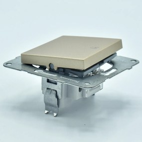 Intrerupator simplu cu revenire, Bronz, 10A, Panasonic Arkedia Slim / Karre Plus