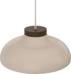 Lustră suspendată pe cablu BASCA 1xE27/15W/230V bej/maro