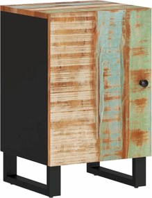 vidaXL Dulap de baie, 38x33x458 cm, lemn masiv reciclat