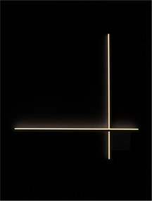 Aplica de perete cu lumina ambientala LED Cross 80cm