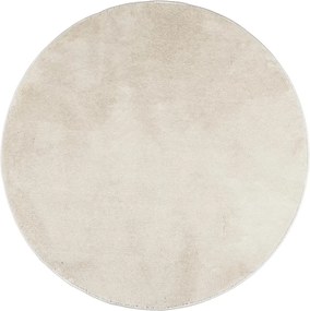 vidaXL Covor „OVIEDO”, fire scurte, bej, Ø 160 cm