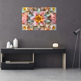 Tablou - Floare caleidoscopică (90x60 cm)