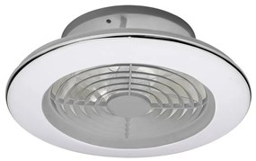 Lustra LED Smart cu Ventilator si telecomanda ALISIO MINI alb