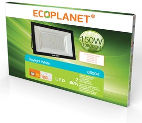 Proiector LED Ecoplanet, Slim Tablet SMD, 150W (800W), 13500LM, IP65, 175-265V, lumina rece 6500k Lumina rece - 6500K