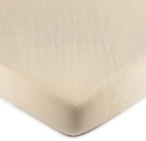 Cearşaf de pat 4Home jersey, bej, 180 x 200 cm