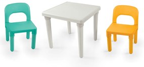 SET DE MASA CU SCAUNE	- PASTEL - DOLU (D2678)