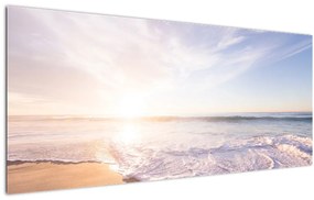 Tablou cu plaja cu nisip (120x50 cm), în 40 de alte dimensiuni noi