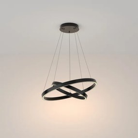 Lustră LED pe cablu Maytoni MOD058PL-L55B3K RIM LED/61W/230V d. 60 cm negru