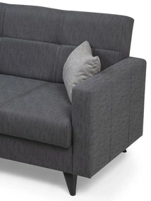 Canapea extensibilă Polya Dark Grey