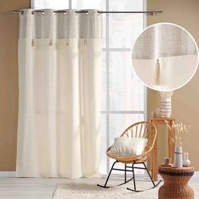 Draperie în culoare naturală 140x240 cm Island – douceur d'intérieur