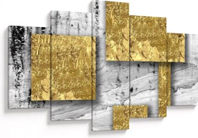 Tablou - Pătrate de aur N⁰3 (150x105 cm)
