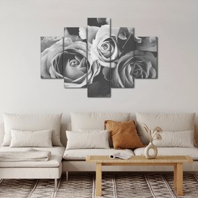 Tablou - Trandafir,alb-negru (150x105 cm)