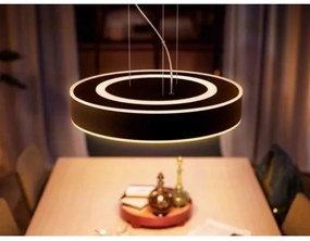 Lustră LED pe cablu dimabilă Hue LED/33,5W/230V 2200-6500K neagră Philips