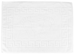 Set 2 prosoape pentru picioare Hotel Line, Bedora, 50 x 70 cm, 100% bumbac cardat, 650 gr/mp, alb