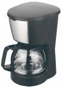 Cafetiera Rosberg R51170F, 600W, 600 ml, Cana din sticla, Filtru din plastic, Negru