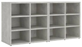 808693 vidaXL Pantofare, 2 buc., gri beton, 52,5x30x50 cm