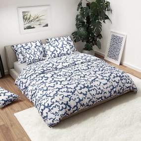 Lenjerie de pat MAGIC SKY alb-albastru din bumbac Dimensiune lenjerie de pat: 70 x 90 cm | 140 x 200 cm