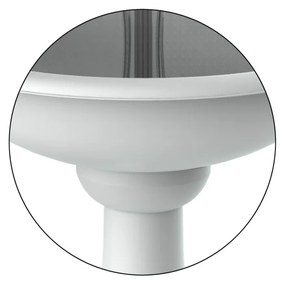 Cascadă pentru flori Trevy alb, 50 x  114 cm