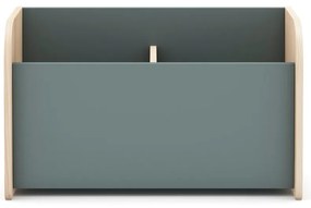Bibliotecă de copii verde prăfuit 70x42x35 cm Esteban – Marckeric