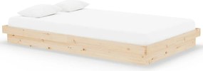 vidaXL Cadru de pat, 120x200 cm, lemn masiv de pin