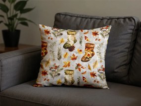 Set 2 fete de perna decorative AUTUMN SOCKS 45x45 cm, colorata