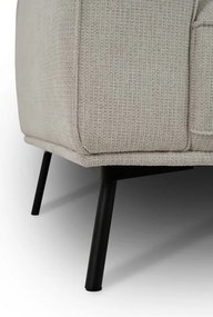 Colțar grej cu tapițerie din chenille (cu colț pe partea dreaptă/în formă de ”L”) Amsterdam – Scandic