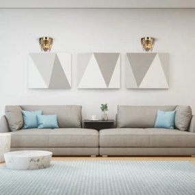 Aplică de cristal GRACE 2xE14/40W/230V aurie