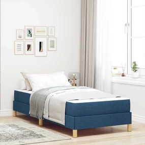 vidaXL Pat cu arcuri Taupe, Maro 80 x 200 cm Țesătură, Lemn Ingineresc