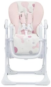 Scaun de masă pentru copii YUMMY roz/alb KINDERKRAFT