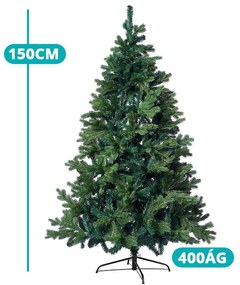 Brad artificial 3D, cu suport metalic-150 cm
