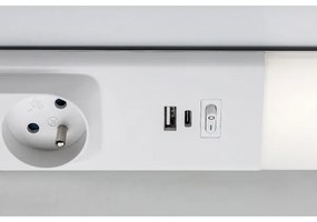 Corp de iluminat LED cu prize pentru corpuri de bucătărie Rabalux 78042 BILAL E LED/18W/230V 4000K 60 cm alb