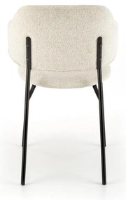 Scaun de bucaterie Lutero, crem