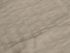 Lenjerie de pat din bumbac cu finisaj creponat LUXERA gri-maroniu buzunar de hotel II.calitate Dimensiune lenjerie de pat: 70 x 90 cm | 140 x 200 cm