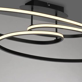 Plafonieră LED JUST LIGHT. 15321-18 LUMACA LED/33W/230V negru