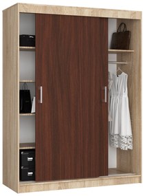 Dulap de haine Cosimo (Stejar sonoma + wenge). 1069439