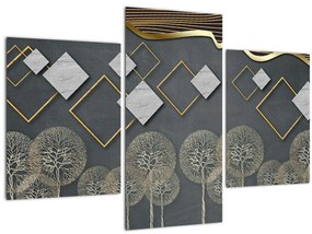 Tablou cu abstracție (90x60 cm)