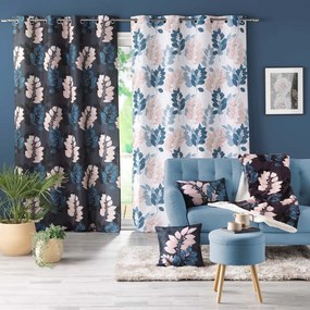 Draperie albastru-închis 140x260 cm Belline – douceur d'intérieur